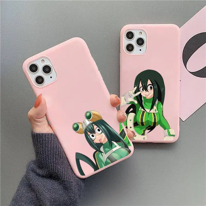 Tsuyu Asui My hero academia Phone Case Candy Color for iPhone 6 7 8 11 12 s mini pro X XS XR MAX Plus
Tsuyu Asui My hero academia Phone Case Candy Color for iPhone 6 7 8 11 12 s mini pro X XS XR MAX Plus
