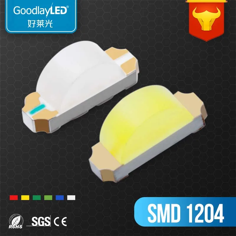 Чип RoHS 1204 3210 SMD боковые излучения RGB диод 1206 боковой вид светодиодный чип