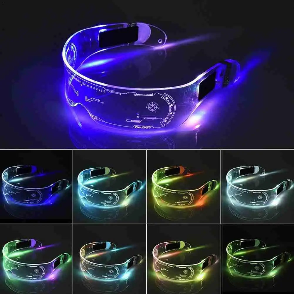 Colorful Luminous LED Light Up Glasses Visor Eyeglasses Sunglasses For Bar KTV Christmas Birthday Party Club Gift Decorations
Colorful Luminous LED Light Up Glasses Visor Eyeglasses Sunglasses For Bar KTV Christmas Birthday Party Club Gift Decorations