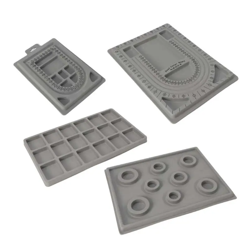 4Pcs Gray Flock Beads Tray Design Boards Kit DIY Beading Bracelet Epoxy Resin Jewelry Tools
4Pcs Gray Flock Beads Tray Design Boards Kit DIY Beading Bracelet Epoxy Resin Jewelry Tools