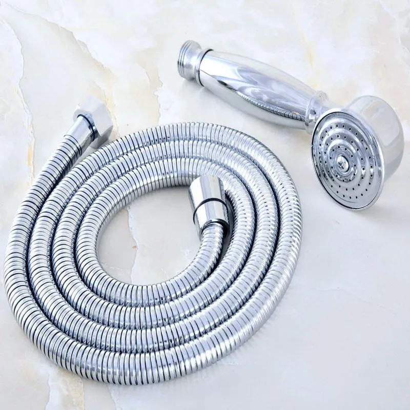 Polished Chrome Bathroom Telephone Shape Hand Spray Handheld Shower head 1.5m Hand Held Shower Head Hose ahh023
Polished Chrome Bathroom Telephone Shape Hand Spray Handheld Shower head 1.5m Hand Held Shower Head Hose ahh023