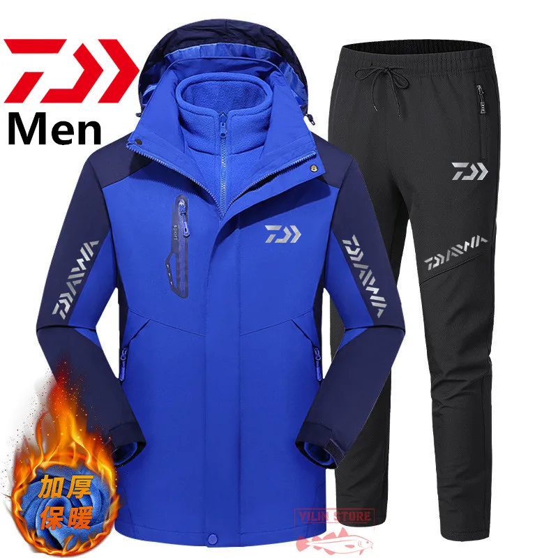 DAIWA Fishing Clothes Winter Men's Outdoor Plus Velvet Warm Fishing Clothes Mountaineering Windproof Waterproof Breathable Suit
DAIWA Fishing Clothes Winter Men's Outdoor Plus Velvet Warm Fishing Clothes Mountaineering Windproof Waterproof Breathable Suit