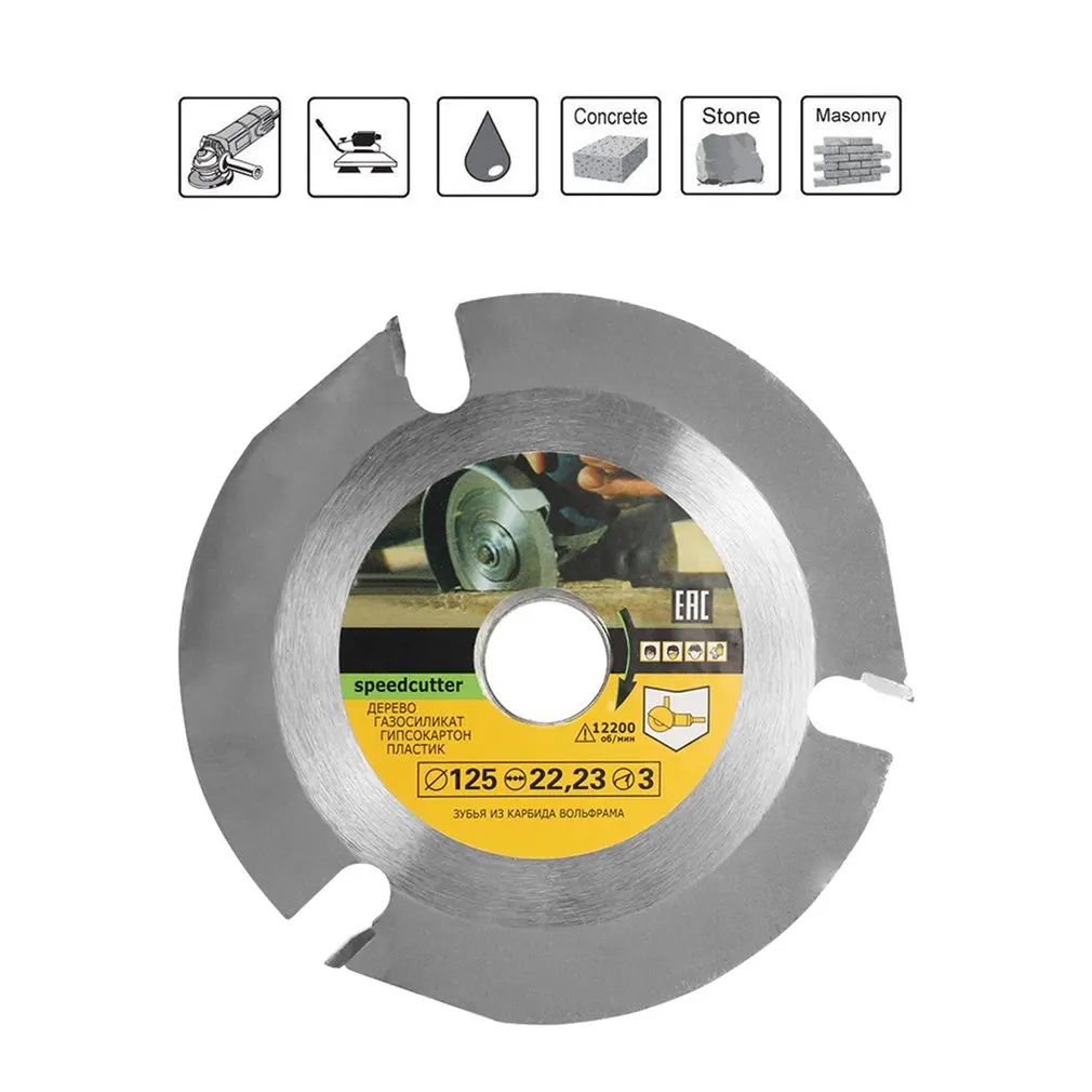 115mm 3T Wood Circular Saw Blade Speed Cutter Wood Carving Cutting Disc For Angle Grinder For Wood Cutting Sculpting Shaping
115mm 3T Wood Circular Saw Blade Speed Cutter Wood Carving Cutting Disc For Angle Grinder For Wood Cutting Sculpting Shaping