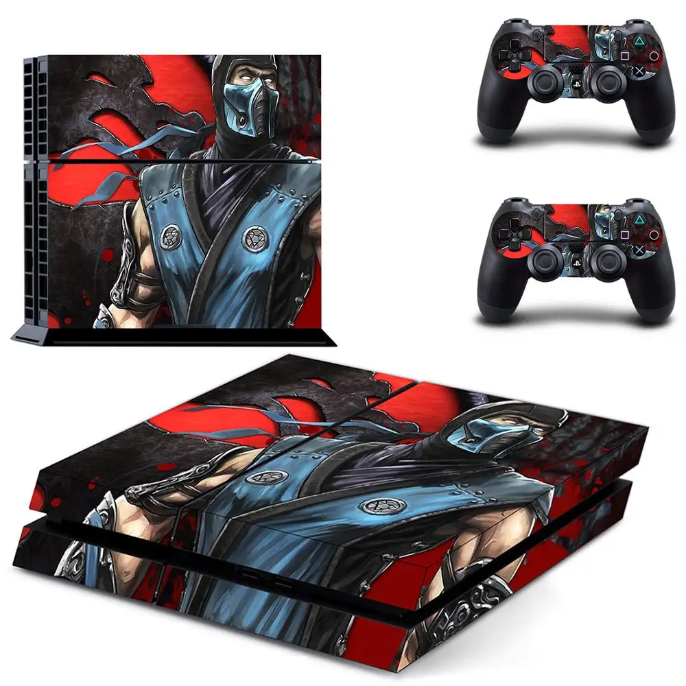 Mortal Kombat PS4 Stickers Play station 4 Skin PS Sticker Decals Cover For PlayStation Console & Controller Skins Vinyl | Электроника