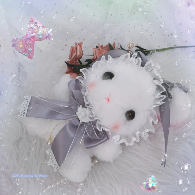 Japanese Original Handwork Lolita Plush Cute Bunny Bag Soft Sister Messenger Bag Lace Bowknot Ruffle Angel Shoulder Bags Girls
Japanese Original Handwork Lolita Plush Cute Bunny Bag Soft Sister Messenger Bag Lace Bowknot Ruffle Angel Shoulder Bags Girls