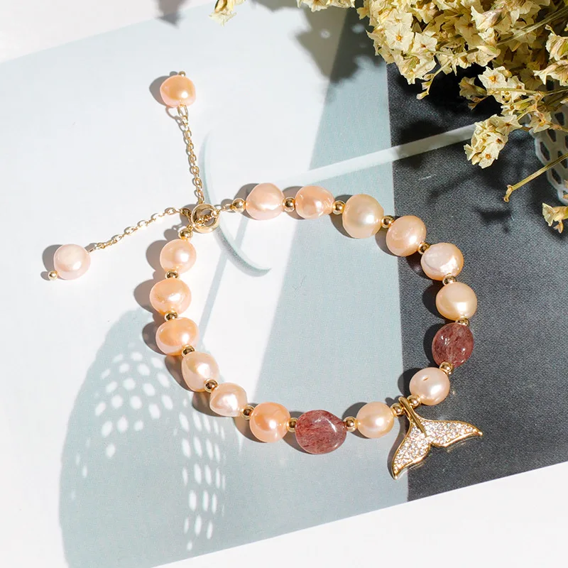 Fashionable and simple personality fishtail pearl bracelet Korean version bracelet lady sweet hand act the role of
Fashionable and simple personality fishtail pearl bracelet Korean version bracelet lady sweet hand act the role of