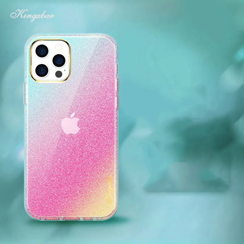 KINGXBAR Gradient Bling Case for iphone 13 pro max/13 Luxury Brand Shockproof Silicone 13 pro Hard Back Cover for Women
KINGXBAR Gradient Bling Case for iphone 13 pro max/13 Luxury Brand Shockproof Silicone 13 pro Hard Back Cover for Women