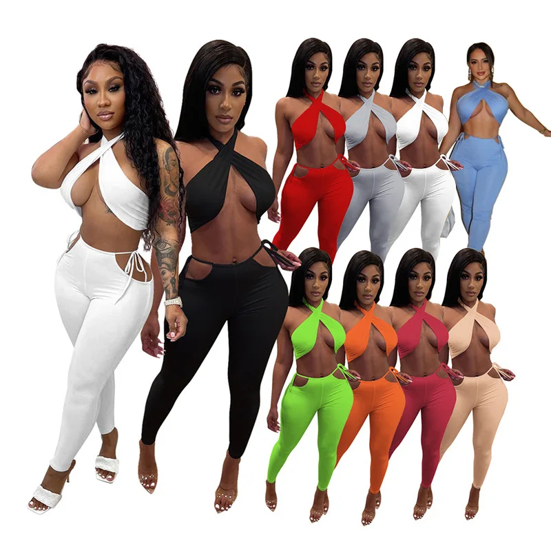 Amazon Europe and The United States Popular Women's Independent Station New Sexy Leisure Fashion Two-piece Pants Suit
Amazon Europe and The United States Popular Women's Independent Station New Sexy Leisure Fashion Two-piece Pants Suit