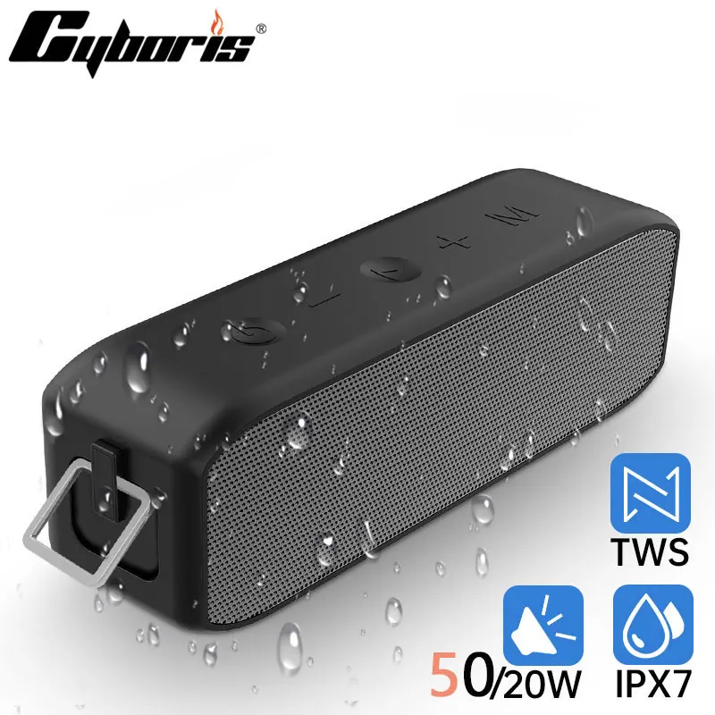 Cyboris 50W/20W Wireless Speakers Stereo Bass HiFi Subwoofer BT Speaker Home Outdoor Portable Music Player BOX
Cyboris 50W/20W Wireless Speakers Stereo Bass HiFi Subwoofer BT Speaker Home Outdoor Portable Music Player BOX