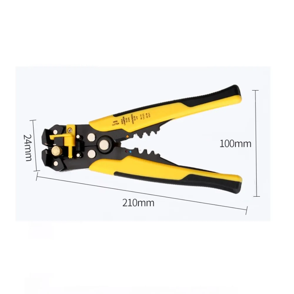 Crimper Cable Cutter Automatic Wire Stripper Multifunctional Stripping Tools Crimping Pliers Terminal 0.2-6.0mm2 Tool
Crimper Cable Cutter Automatic Wire Stripper Multifunctional Stripping Tools Crimping Pliers Terminal 0.2-6.0mm2 Tool