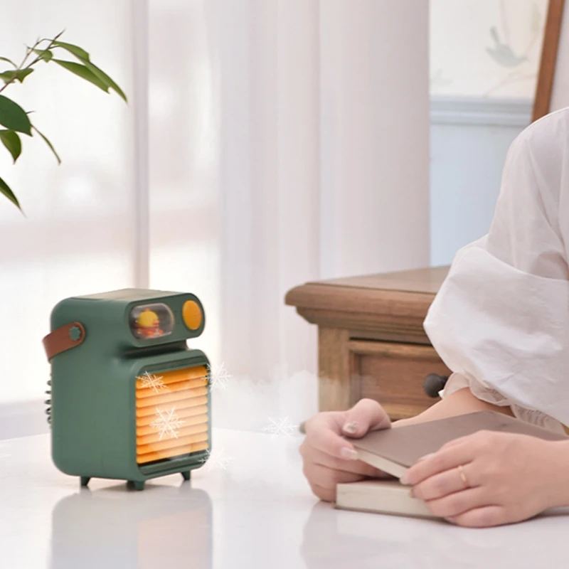 Personal USB Air Cooler Air Cooling Fan 3 in 1 w/ Night Light Air Purification Spray Humidifier Cooling Fan for Outdoor 193F
Personal USB Air Cooler Air Cooling Fan 3 in 1 w/ Night Light Air Purification Spray Humidifier Cooling Fan for Outdoor 193F