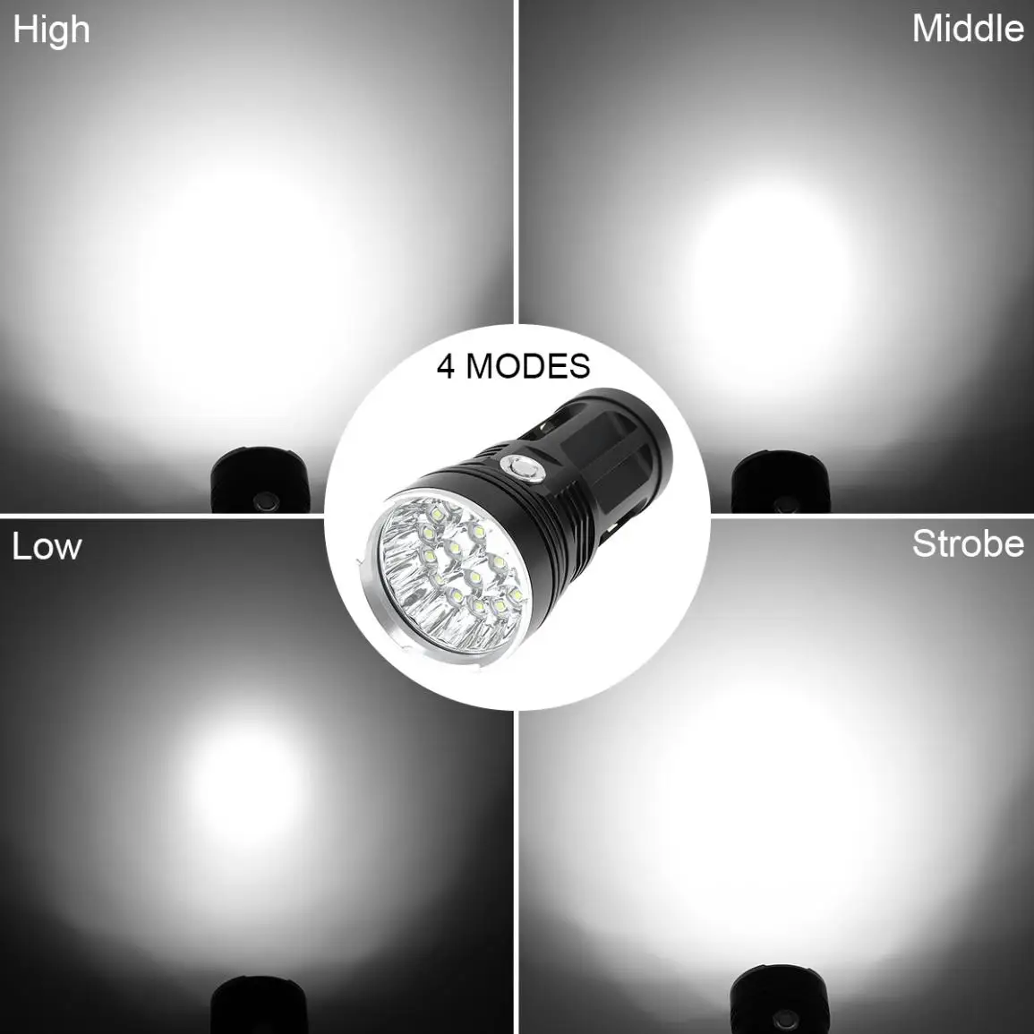 13x XML-T6 LED 2000Lm Super Bright Backpacking Hunting Fishing Flashlight Torch Flash Lamp
13x XML-T6 LED 2000Lm Super Bright Backpacking Hunting Fishing Flashlight Torch Flash Lamp