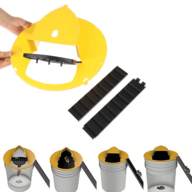 Simple Flip N Slide Bucket Lid Mouse Trap Humane Or Lethal Trap Door Style Reusable Plastic Smart Mouse Trap Door StyleMulti
Simple Flip N Slide Bucket Lid Mouse Trap Humane Or Lethal Trap Door Style Reusable Plastic Smart Mouse Trap Door StyleMulti