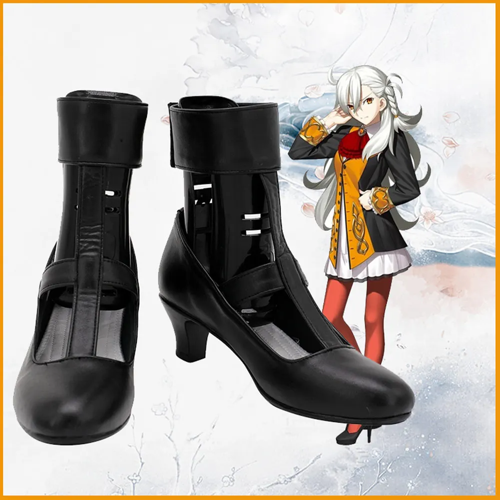 

Fate Grand Order Olgamally Asmireid Animsphere Cosplay Boots PU Shoes Halloween Prop