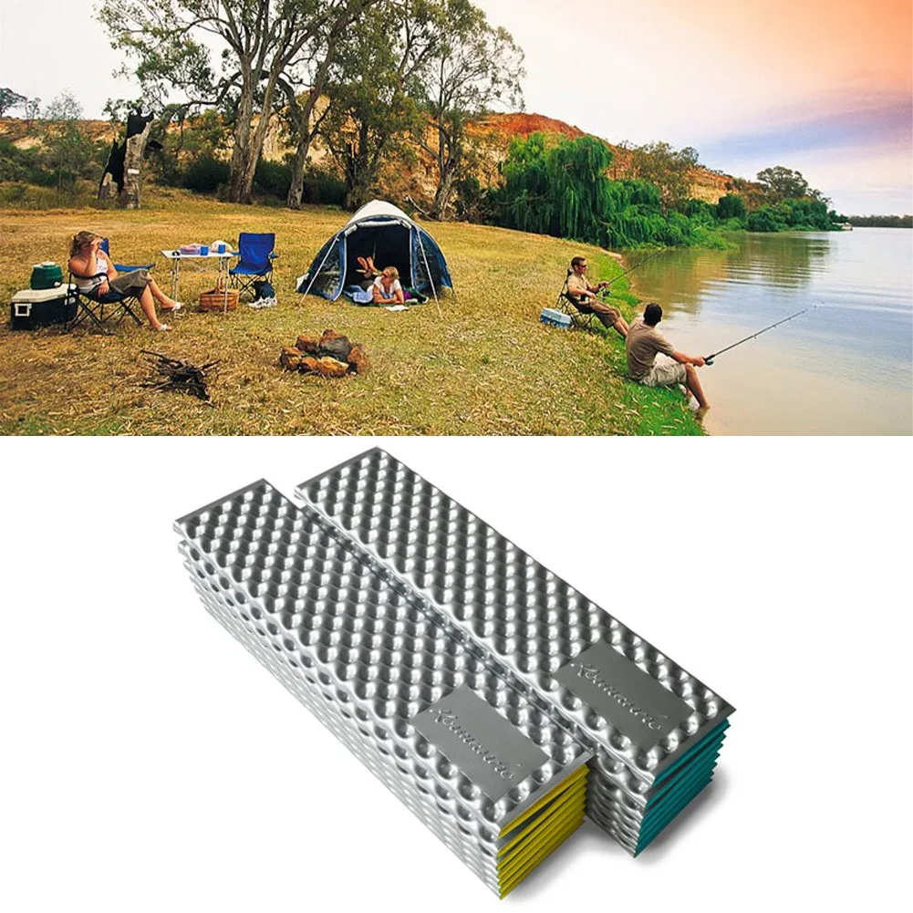 Camping Pad IXPE Aluminum Foil Mat Ultra-light Folding Sleeping Pad Picnic Foam Mattress Sit Cushion Indoor/Outdoor Sports Pad
Camping Pad IXPE Aluminum Foil Mat Ultra-light Folding Sleeping Pad Picnic Foam Mattress Sit Cushion Indoor/Outdoor Sports Pad