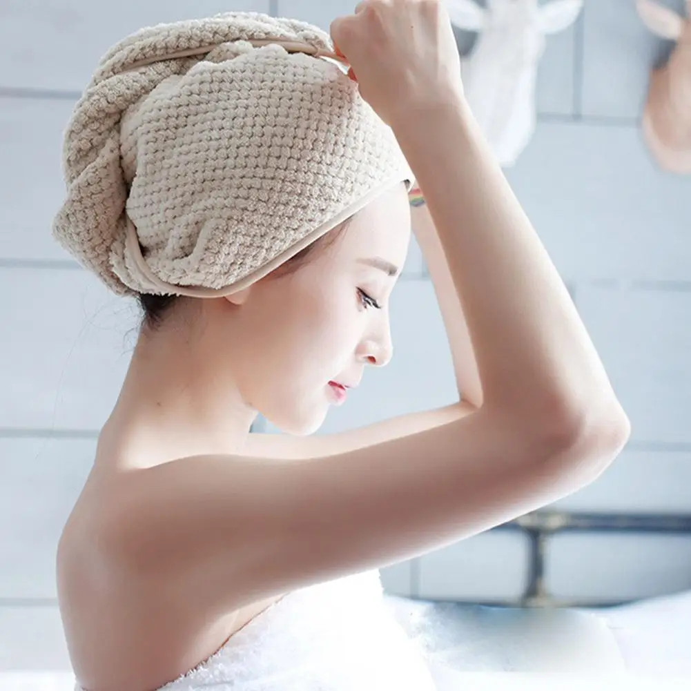 Fast Drying Shower Towel Wrap Hat Dry Hair Cap Bathroom quick-drying Microfiber coral Quick fleece Drying Absorbent Hair Ca Q4G6
Fast Drying Shower Towel Wrap Hat Dry Hair Cap Bathroom quick-drying Microfiber coral Quick fleece Drying Absorbent Hair Ca Q4G6