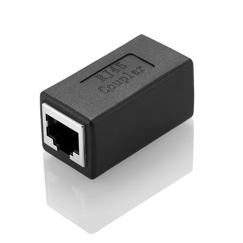 RJ45 Ethernet адаптер 8P8C Женский удлинитель LAN разъем встроенный Cat7/Cat6/Cat5e