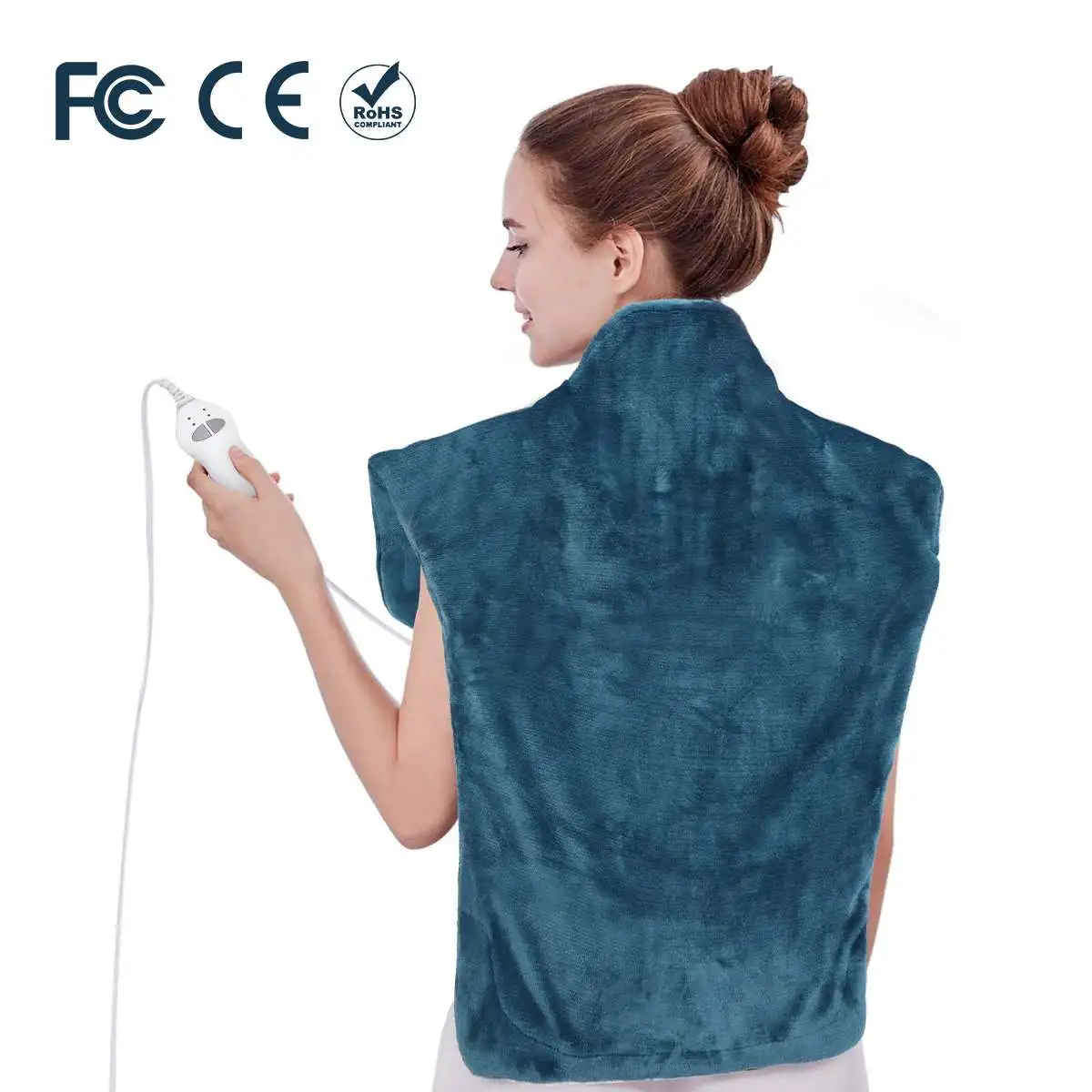 Electric Heating Pad Shoulder Warmer Heated Mat Thermal Blanket Neck Back Heating Shawl Wrap Pain Relief Temperature Controller
Electric Heating Pad Shoulder Warmer Heated Mat Thermal Blanket Neck Back Heating Shawl Wrap Pain Relief Temperature Controller