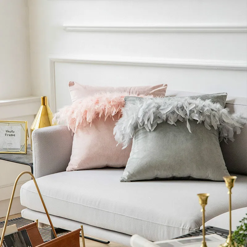 Throw Pillow Case Plush Furry Cushion Cover Feather Velvet Furry Pillow for Home Room Sofa Decor 45cm
Throw Pillow Case Plush Furry Cushion Cover Feather Velvet Furry Pillow for Home Room Sofa Decor 45cm