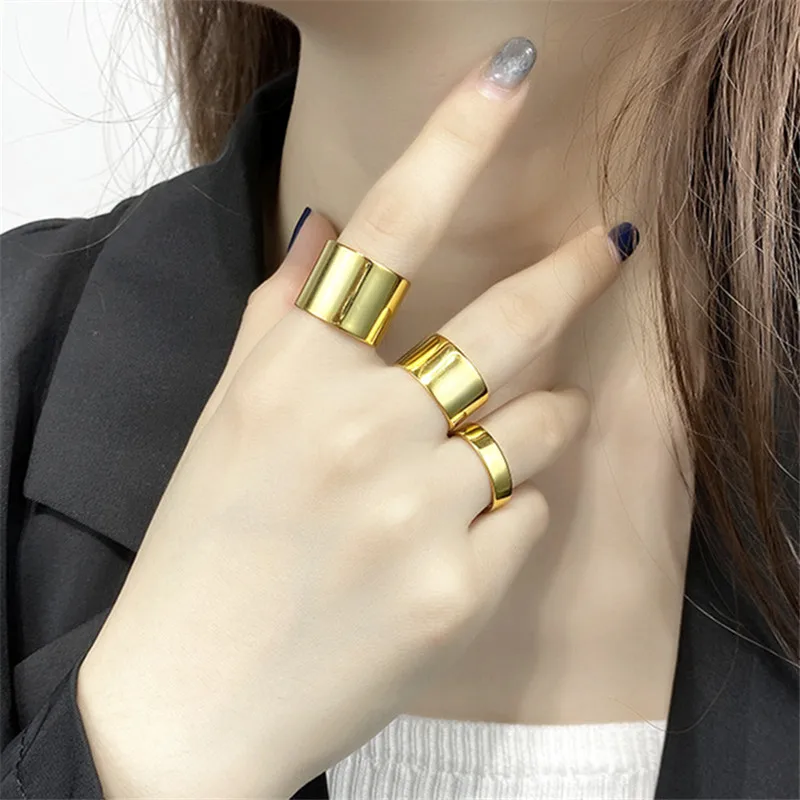 MEYRROYU Sterling Silver Korea Style Glossy Width Rings Sets Female Handmade Minimalist Style Exquisite Jewelry Party Andywen
MEYRROYU Sterling Silver Korea Style Glossy Width Rings Sets Female Handmade Minimalist Style Exquisite Jewelry Party Andywen