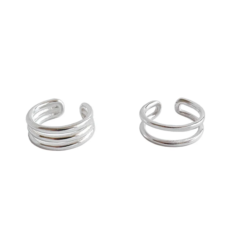 CH-1187 Korean S925 Sterling Silver Simple Line CHIC Style Double Layer Three Layer Ear Clip
CH-1187 Korean S925 Sterling Silver Simple Line CHIC Style Double Layer Three Layer Ear Clip