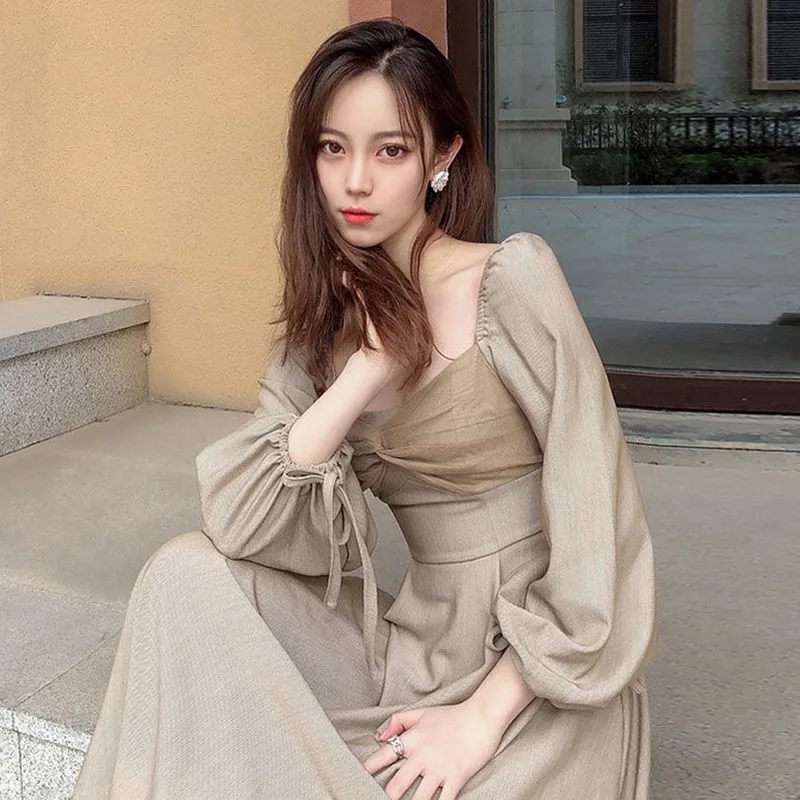 Elegant Midi Dress Offcie Lady Casual Slim Long Sleeve One-Piece Dress New 2021 Women's Autumn Women Vintage Retro Praty Dress
Elegant Midi Dress Offcie Lady Casual Slim Long Sleeve One-Piece Dress New 2021 Women's Autumn Women Vintage Retro Praty Dress