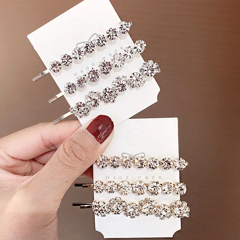 3PCS/Set New Luxury Shining Crystal Barrettes Women Elegant Hair Clips Headband Hairpins Hair Ornament Fashion Hair Accessories
3PCS/Set New Luxury Shining Crystal Barrettes Women Elegant Hair Clips Headband Hairpins Hair Ornament Fashion Hair Accessories