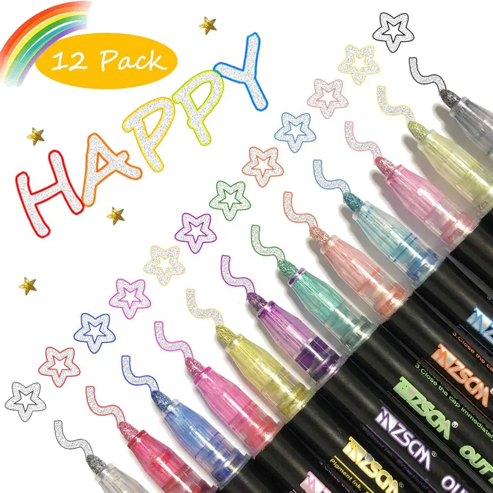 12/21 Colors Metallic Markers with Case ZSCM Paint Marker Pens Gift Card Rock Painting Scrapbook Crafts Metal Wood Ceramic Glass
12/21 Colors Metallic Markers with Case ZSCM Paint Marker Pens Gift Card Rock Painting Scrapbook Crafts Metal Wood Ceramic Glass
