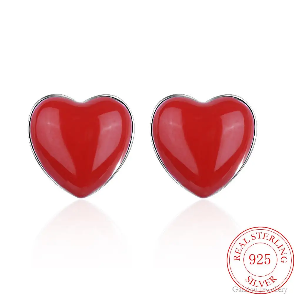 2021 Luxury 925 Sterling Silver Women Jewelry New Fashion Earrings LOVE Heart Stud Earing Vintage Charm Girls Gifts
2021 Luxury 925 Sterling Silver Women Jewelry New Fashion Earrings LOVE Heart Stud Earing Vintage Charm Girls Gifts