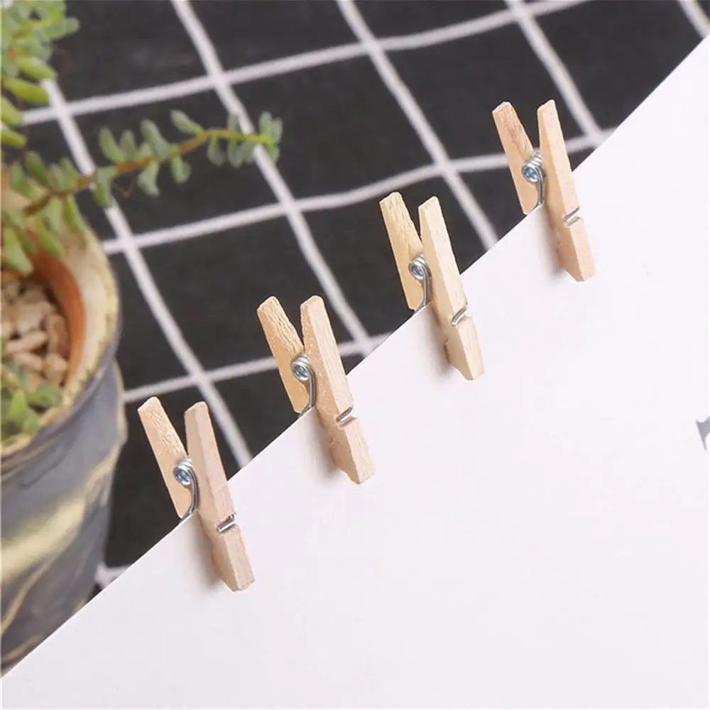 100pcs small mini Size wood photo clips clothespin craft decoration Clips pegs Snack Clips
100pcs small mini Size wood photo clips clothespin craft decoration Clips pegs Snack Clips