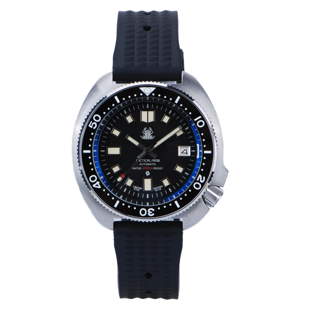 Tactical Frog Men Diver Watch Luxury Abalone NH35 Automatic Self Wind Sapphire Glass C3 Luminous 20ATM Mechanical Wristwatches
Tactical Frog Men Diver Watch Luxury Abalone NH35 Automatic Self Wind Sapphire Glass C3 Luminous 20ATM Mechanical Wristwatches