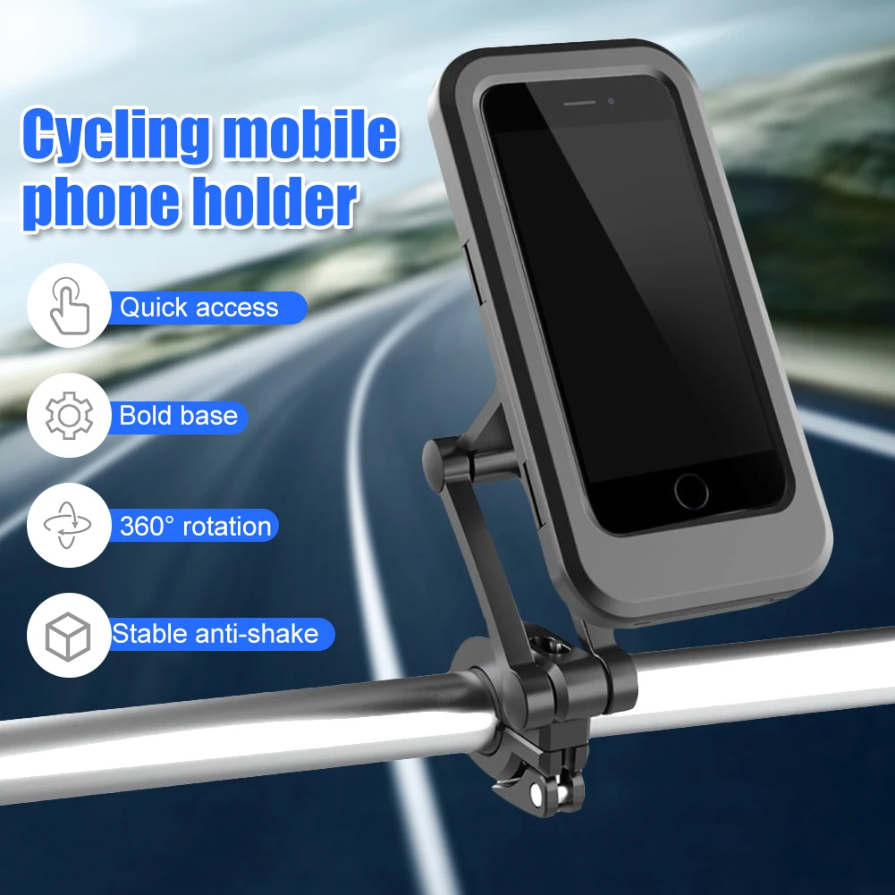 Motorcycle Bicycle Mobile Phone Waterproof Bracket can Touch Screen Mobile Phone Support for Motorcycle Rearview Mirror
Motorcycle Bicycle Mobile Phone Waterproof Bracket can Touch Screen Mobile Phone Support for Motorcycle Rearview Mirror