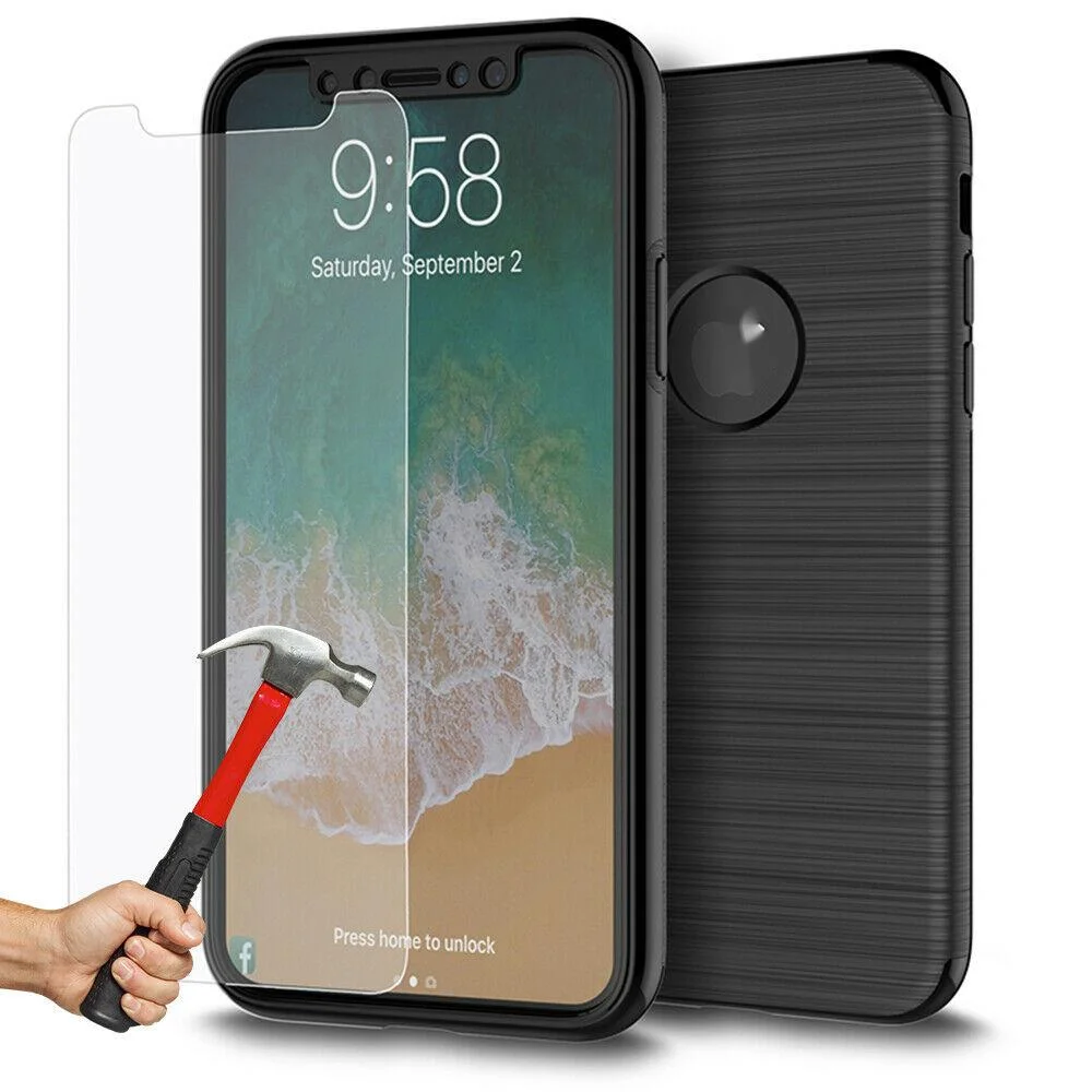 Coque Etui Intègrale For iPhone XS/X/8/7/6/S/Plus Protection 360 Case + Verre trempé
Coque Etui Intègrale For iPhone XS/X/8/7/6/S/Plus Protection 360 Case + Verre trempé