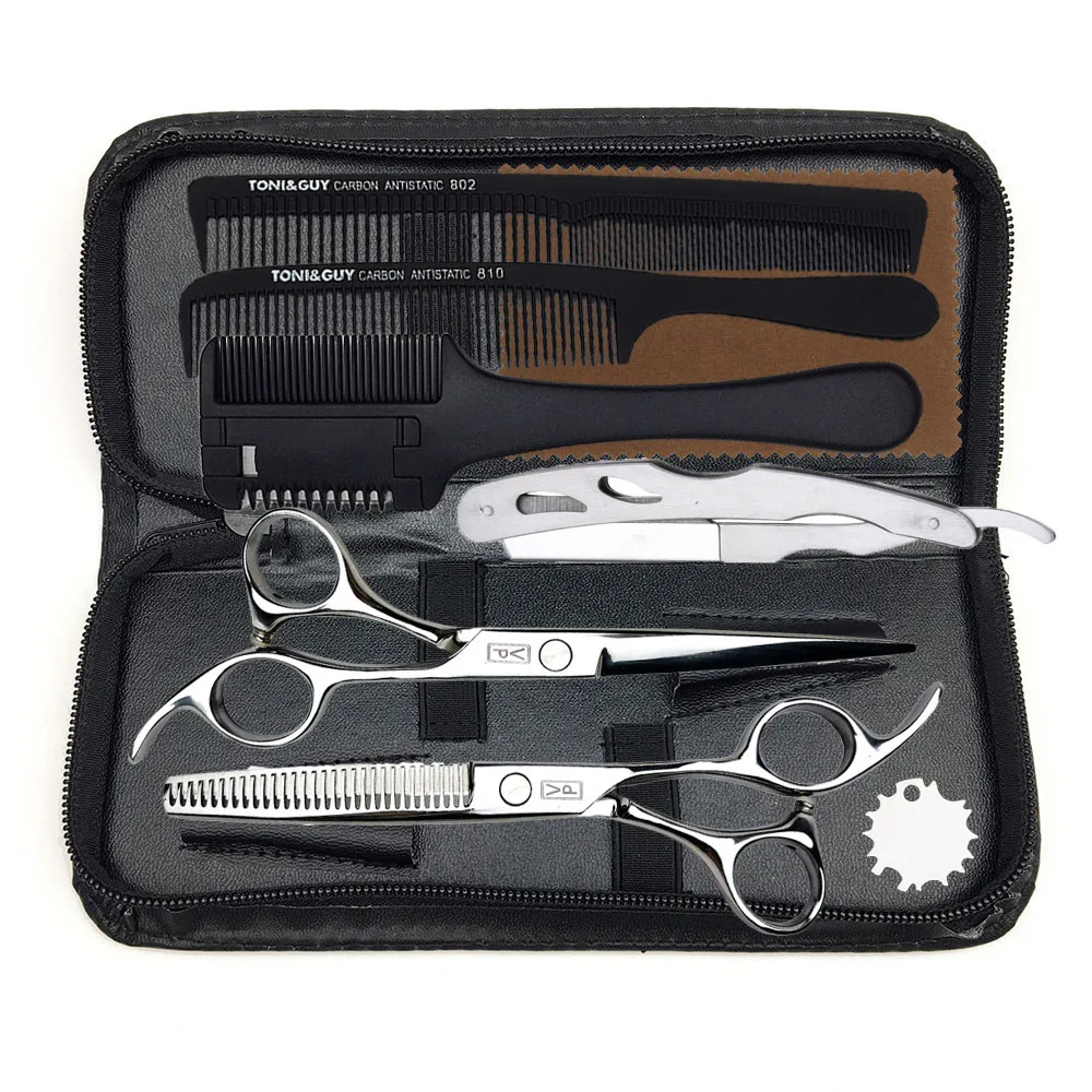 Hair Scissors 5.5"JP Steel Hair Cutting Scissors Thinning Shears Salon Hairdressing Scissors Tool Right Handed Scissors Barber
Hair Scissors 5.5"JP Steel Hair Cutting Scissors Thinning Shears Salon Hairdressing Scissors Tool Right Handed Scissors Barber