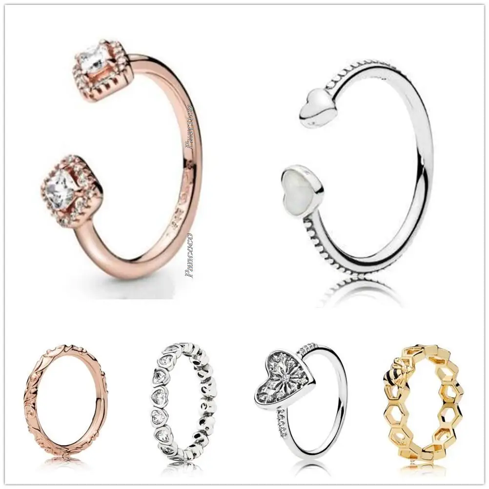 Original 925 Sterling Silver Rose Square Sparkle Open Rings For Women Wedding Party Gift Europe Fashion Jewelry
Original 925 Sterling Silver Rose Square Sparkle Open Rings For Women Wedding Party Gift Europe Fashion Jewelry