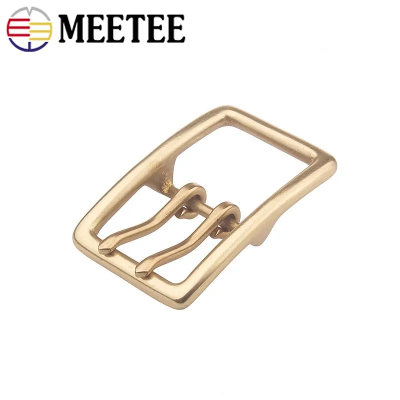 Meetee 1pc 40*78mm Pure Copper Belts Double Pin Buckle Head Trousers Belt Strap Buckles for 38-39mm Hardware Metal Accessories
Meetee 1pc 40*78mm Pure Copper Belts Double Pin Buckle Head Trousers Belt Strap Buckles for 38-39mm Hardware Metal Accessories