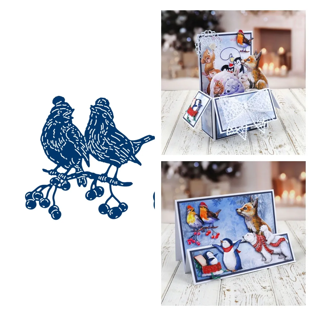 

Bird on the Branch Die New Metal Cutting Dies Stamps Scrapbook Dary Decoration Stencil Embossing Template DIY Greeting Card