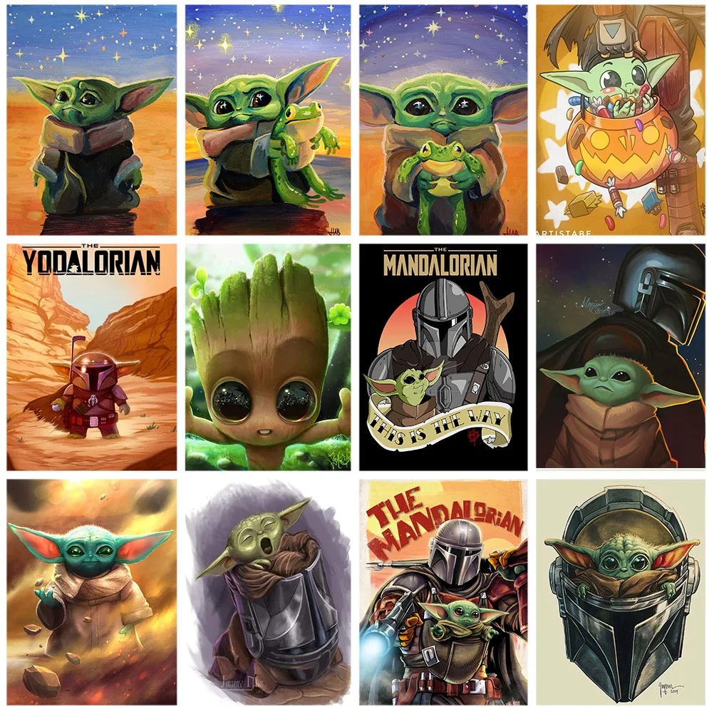 5D Diamond Painting Disney Cartoon Star Wars Cute Baby Yoda Embroidery Cross Stitch Kits Art Mosaic Full Drill Home Decor Gifts
5D Diamond Painting Disney Cartoon Star Wars Cute Baby Yoda Embroidery Cross Stitch Kits Art Mosaic Full Drill Home Decor Gifts
