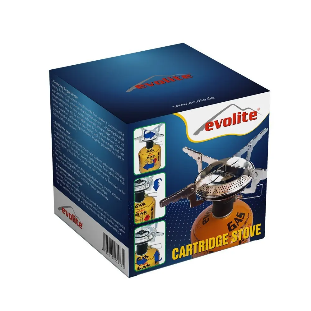 Evolite Cartridge Stove (Only Stove, package doesn't include cartridge) Camping Hiking Trekking Mountaineering Hunting
Evolite Cartridge Stove (Only Stove, package doesn't include cartridge) Camping Hiking Trekking Mountaineering Hunting