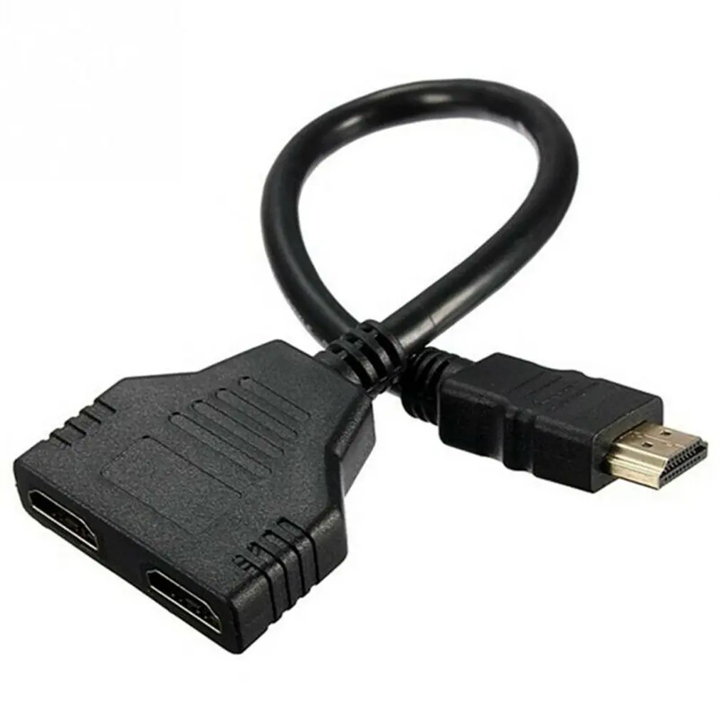 Exquisitely Designed Durable 1080P HDMI-compatible Port Male To 2 Female 1 In 2 Out Splitter Cable Adapter Converter
Exquisitely Designed Durable 1080P HDMI-compatible Port Male To 2 Female 1 In 2 Out Splitter Cable Adapter Converter