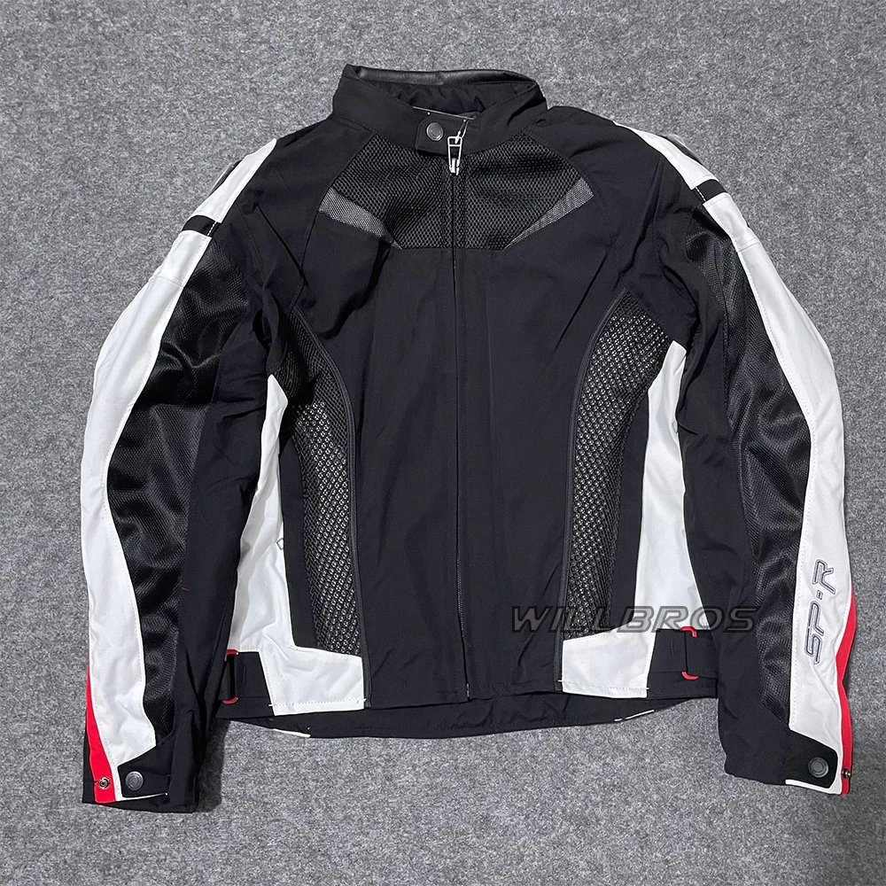 Мужская титановая куртка с защитой, Супер Скоростной текстильный пиджак для скутера, мотоцикла, улицы, путешествий, черные, красные, белые 
Мужская титановая куртка с защитой, Супер Скоростной текстильный пиджак для скутера, мотоцикла, улицы, путешествий, черные, красные, белые