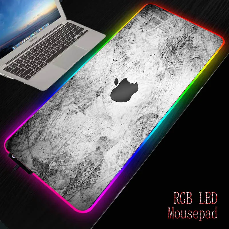 Large RGB LED Mouse Pad Apple Logo Office Desk Padmouse Anime Keyboard Computer Large XXL Play Mat for Csgo Mouse Mat Tappetino
Large RGB LED Mouse Pad Apple Logo Office Desk Padmouse Anime Keyboard Computer Large XXL Play Mat for Csgo Mouse Mat Tappetino