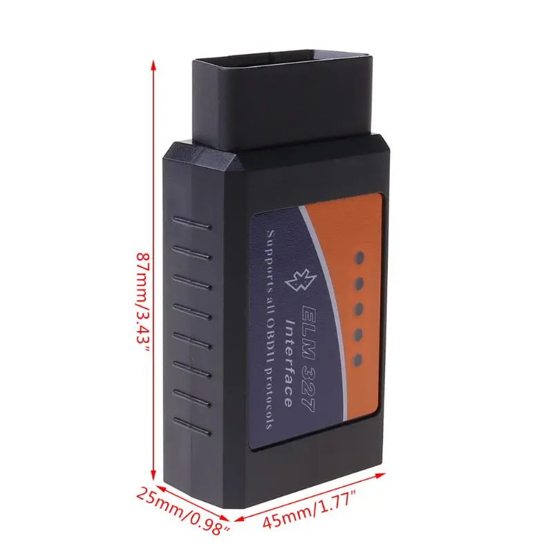 ELM327 V1.5 Bluetooth Support Android 16pin Obd2 Car Scanner Car Diagnostic Tool W91F
ELM327 V1.5 Bluetooth Support Android 16pin Obd2 Car Scanner Car Diagnostic Tool W91F