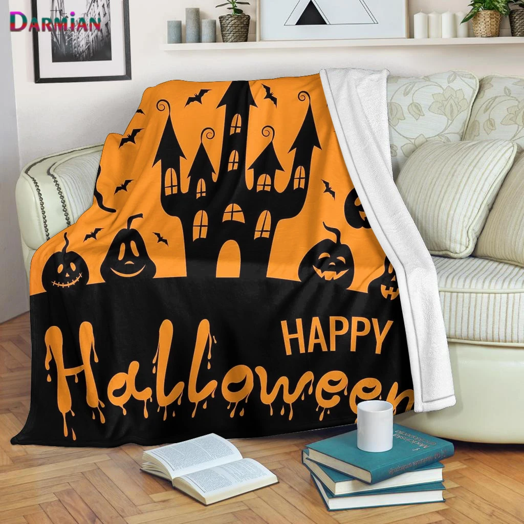 DARMIAN 2021 Happy Halloween Pattern Soft Fleece Blanket Gift for Kids Adults Sofa Nap Throw Blanket Comfort Thin Quilt manta 
DARMIAN 2021 Happy Halloween Pattern Soft Fleece Blanket Gift for Kids Adults Sofa Nap Throw Blanket Comfort Thin Quilt manta