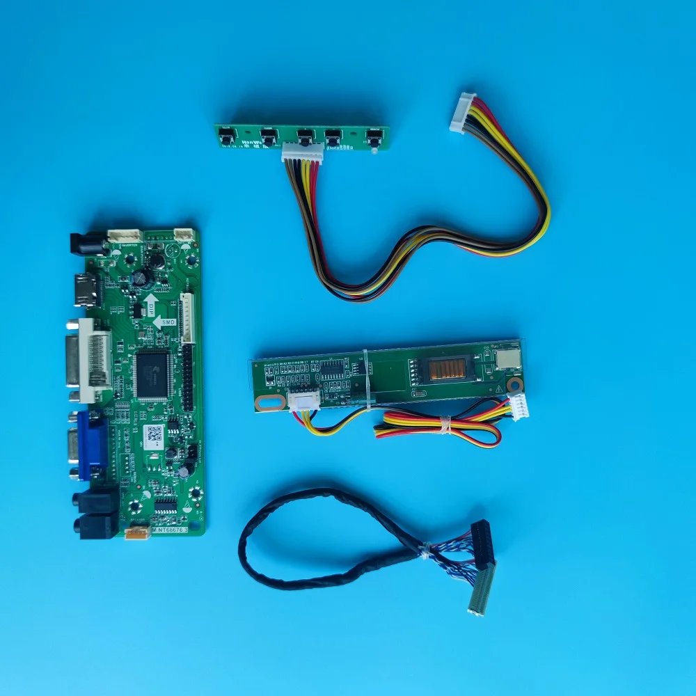 M.NT68676 работает с LTN154AT01 1280X800 плата контроллера совместимая с HDMI VGA экран ЖК-комплект DVI 15,4"
M.NT68676 работает с LTN154AT01 1280X800 плата контроллера совместимая с HDMI VGA экран ЖК-комплект DVI 15,4"