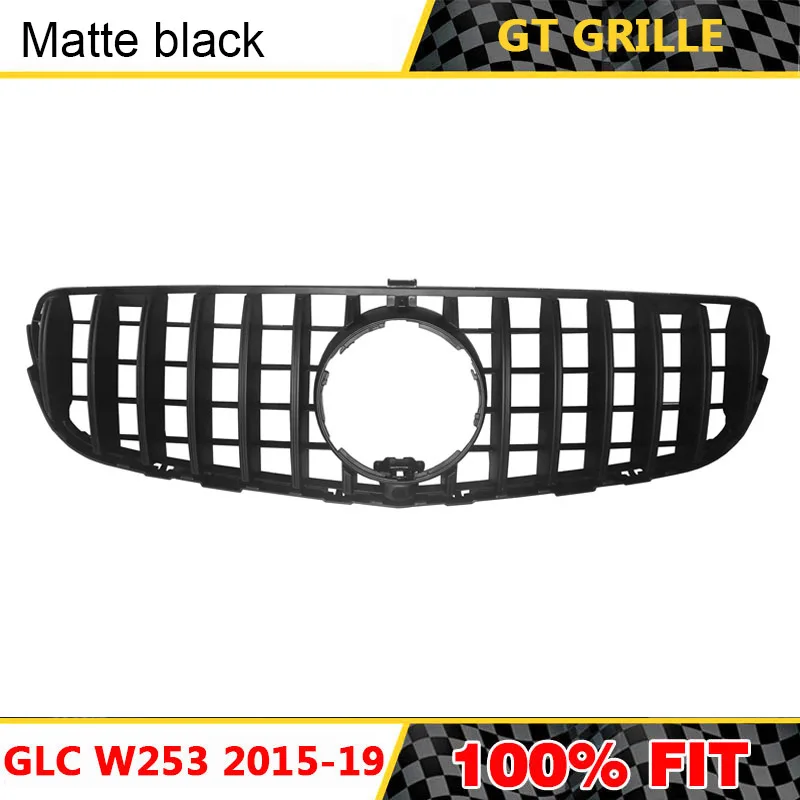 Vertical Bars GT GTR Front Grille Style Car Refitting for GlC Class W253 X253 GLC200 GLC250 GLC300 GLC450 GLC63 Coupe 2015-2019
Vertical Bars GT GTR Front Grille Style Car Refitting for GlC Class W253 X253 GLC200 GLC250 GLC300 GLC450 GLC63 Coupe 2015-2019