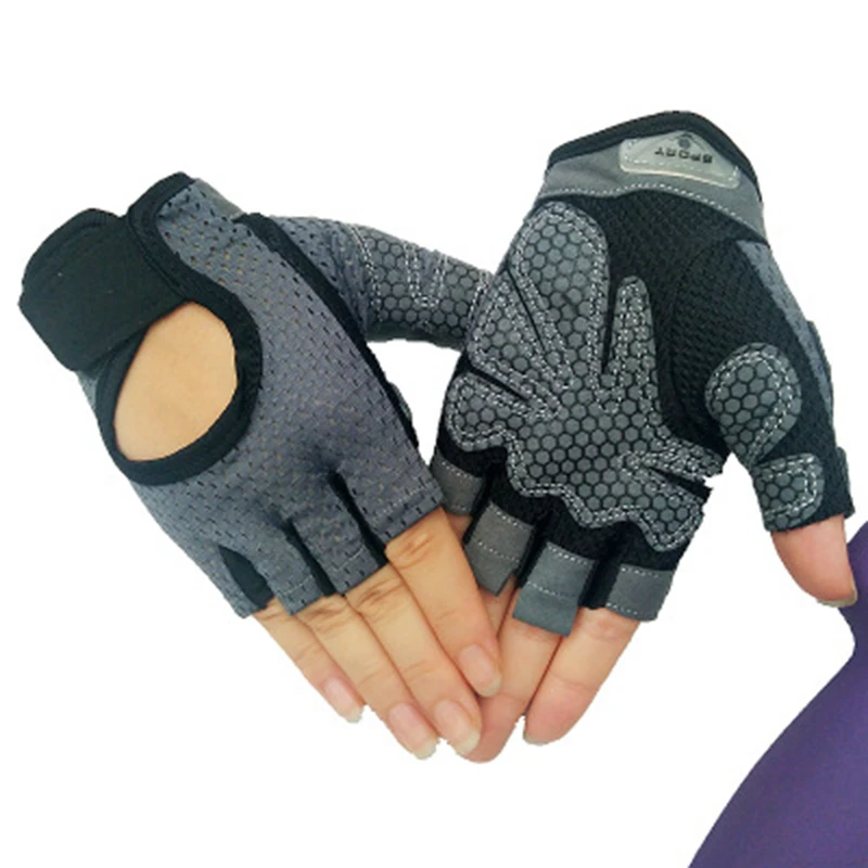 1 Pair Men Women Gym Half Finger Sports Fitness Exercise Training Wrist Gloves Anti-slip Resistance Weightlifting Gloves
1 Pair Men Women Gym Half Finger Sports Fitness Exercise Training Wrist Gloves Anti-slip Resistance Weightlifting Gloves
