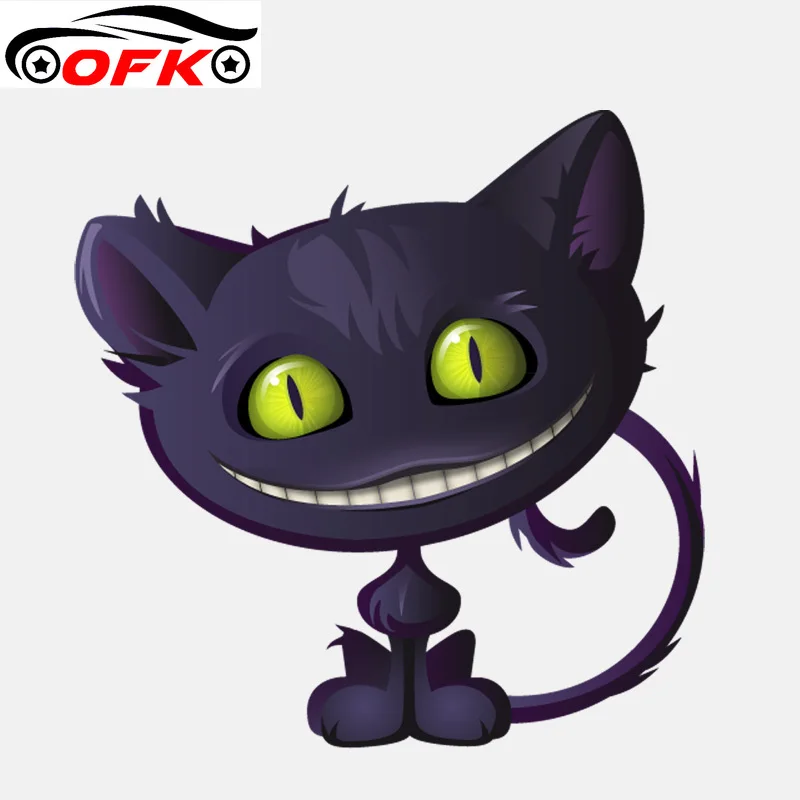 Hot Sell Cartoon Grinning Cheshire Cat Icon Car Sticker Motorcycle Stickers Quality Vinyl Decals Anti-UV PVC
Hot Sell Cartoon Grinning Cheshire Cat Icon Car Sticker Motorcycle Stickers Quality Vinyl Decals Anti-UV PVC