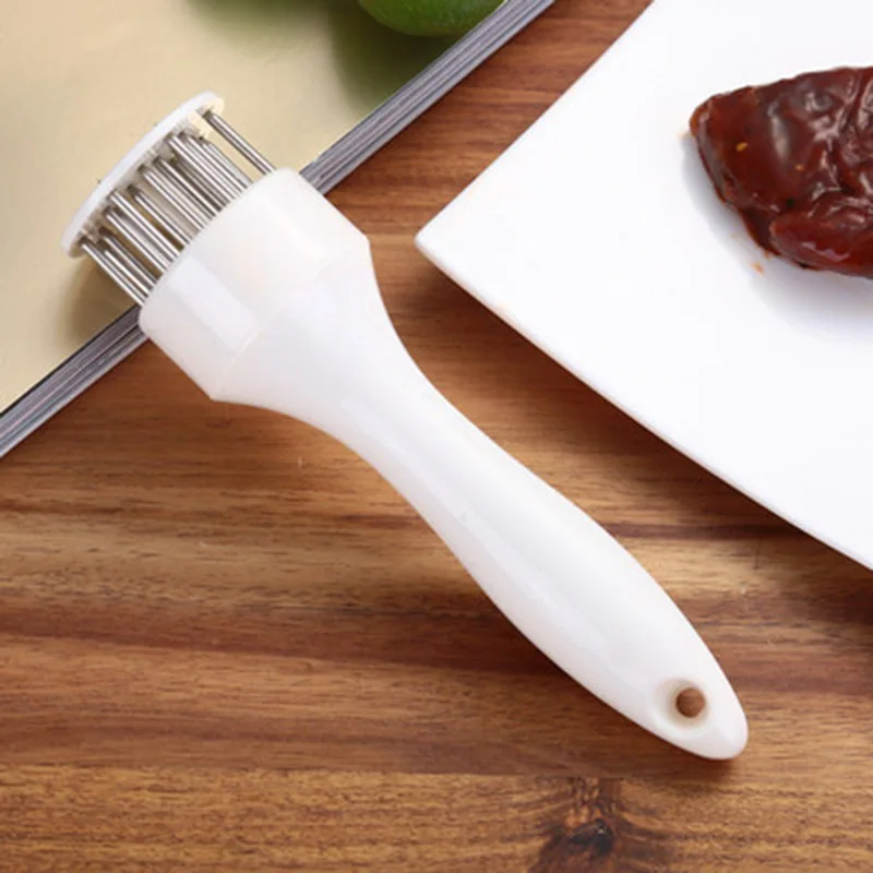 Бытовой разбиватель ребер Tenderizer игла для мяса куриных крыльев мяса из нержавеющей стали
Бытовой разбиватель ребер Tenderizer игла для мяса куриных крыльев мяса из нержавеющей стали