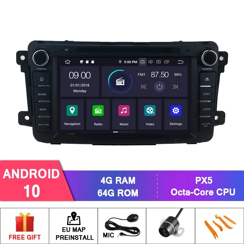 Android 10.0 IPS HD Screen For MAZDA CX9 2009-2015 Multimedia Player Car 4GB RAM+64GB FLASH
Android 10.0 IPS HD Screen For MAZDA CX9 2009-2015 Multimedia Player Car 4GB RAM+64GB FLASH